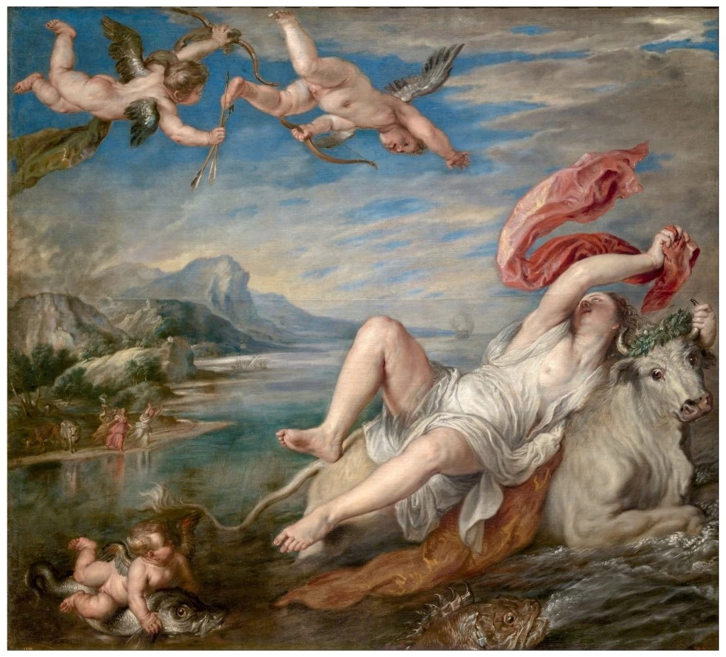 The Rape of Europa, 1628 - 1629, oil on canvas. Museo Nacional del Prado